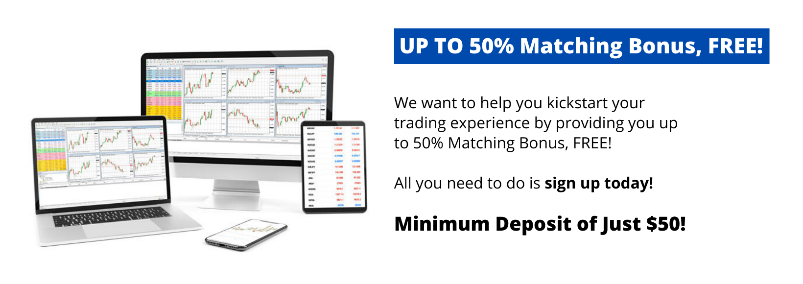 get 100 matching bonus